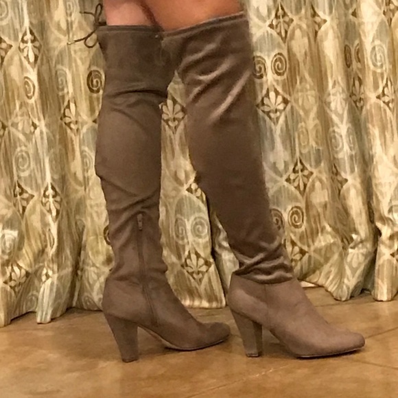 Call It Spring Shoes - Thigh High suede boots